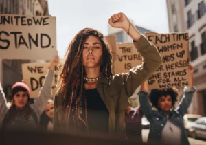 protester-woman